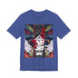 Demon Mask Graphic Tee — Japanese Oni Art T-Shirt