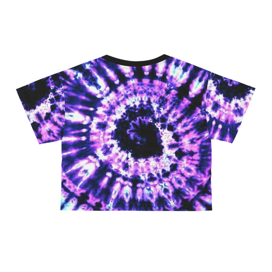 Vibrant Tie-Dye Crop Tee – Boho Chic Top for Festivals, Summer Days, Gift for Her, Trendy Casual Wear, Unique Statement Piece