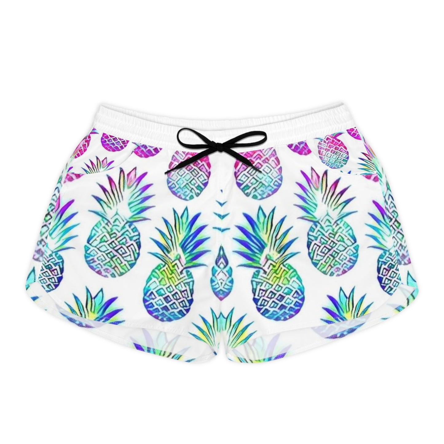 Tropical Pineapple Casual Shorts for Women - Perfect for Summer Adventures