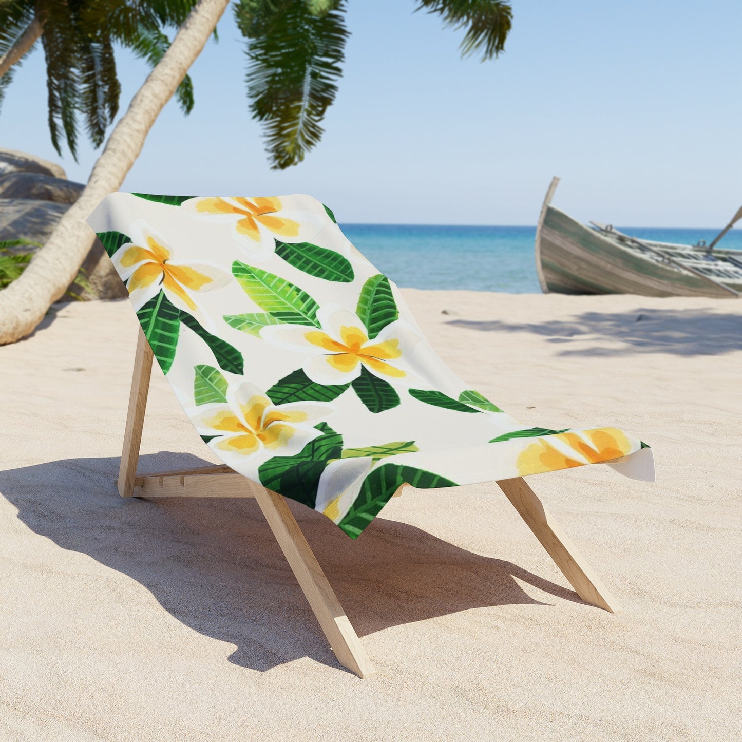 Tropical Floral Beach Towel - Perfect for Summer Getaways & Pool Days