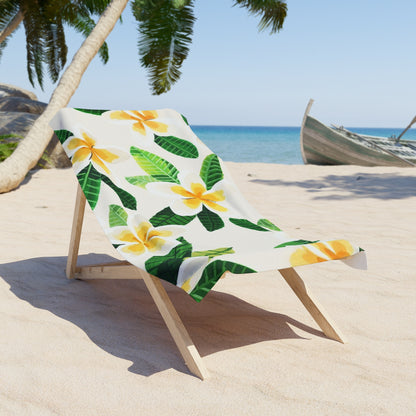 Tropical Floral Beach Towel - Perfect for Summer Getaways & Pool Days