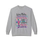 Christian Crewneck Sweatshirt — "Way Maker" Inspirational Faith Design