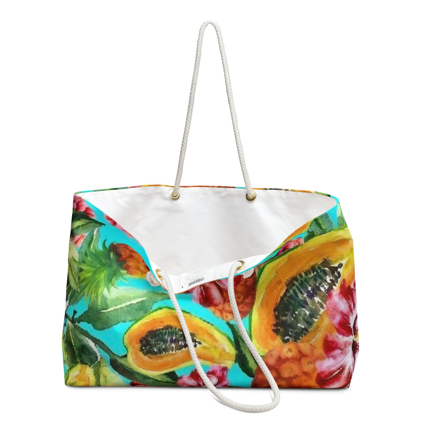 Tropical Floral Vacay Tote Bag - Stylish Travel Tote for Summer Getaways
