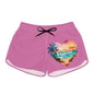Women's Casual Beach Shorts-Miami/Lt. Pink