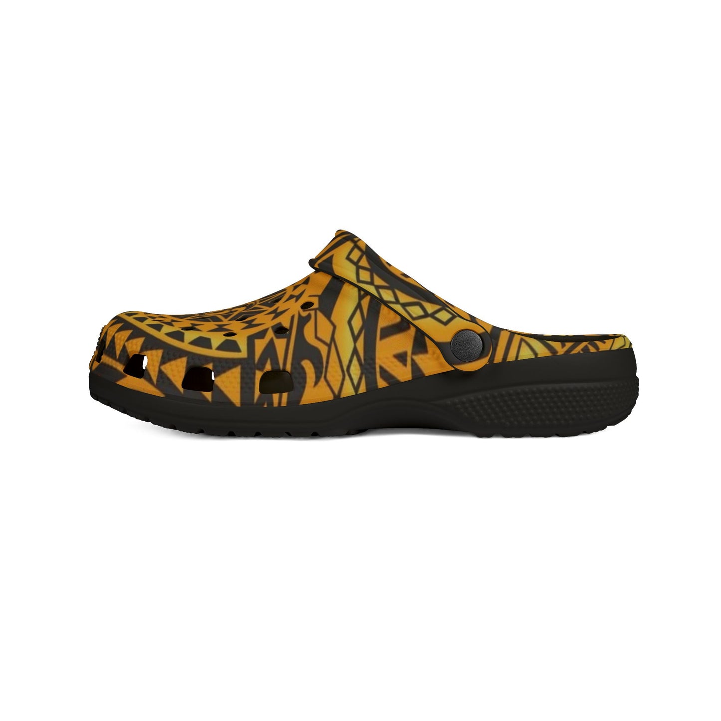 Hexagonal Tribal Design Clogs