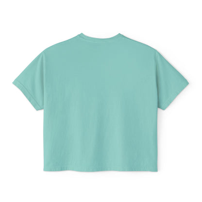 Boxy Tee — "My God Is Bigger Than Cancer" Pink Ribbon Breast Cancer Awareness Shirt