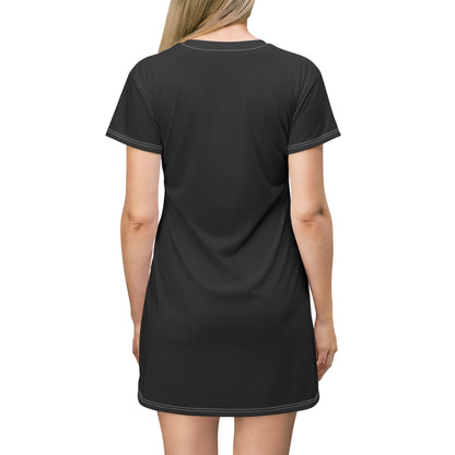 Printed Graphic Elephant T-Shirt Dress