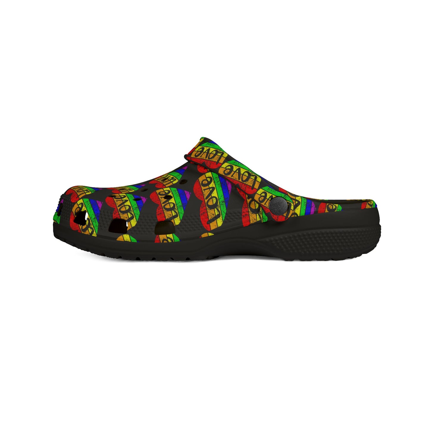 Colorful Love-Themed EVA Foam Shoes