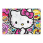 Hello Kitty Pop Art Area Rug – Colorful Cartoon Kids Room Decor