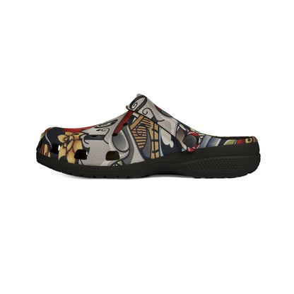 Stylish Love Print EVA Foam Shoes - Comfortable & Fun Footwear for All Occasions