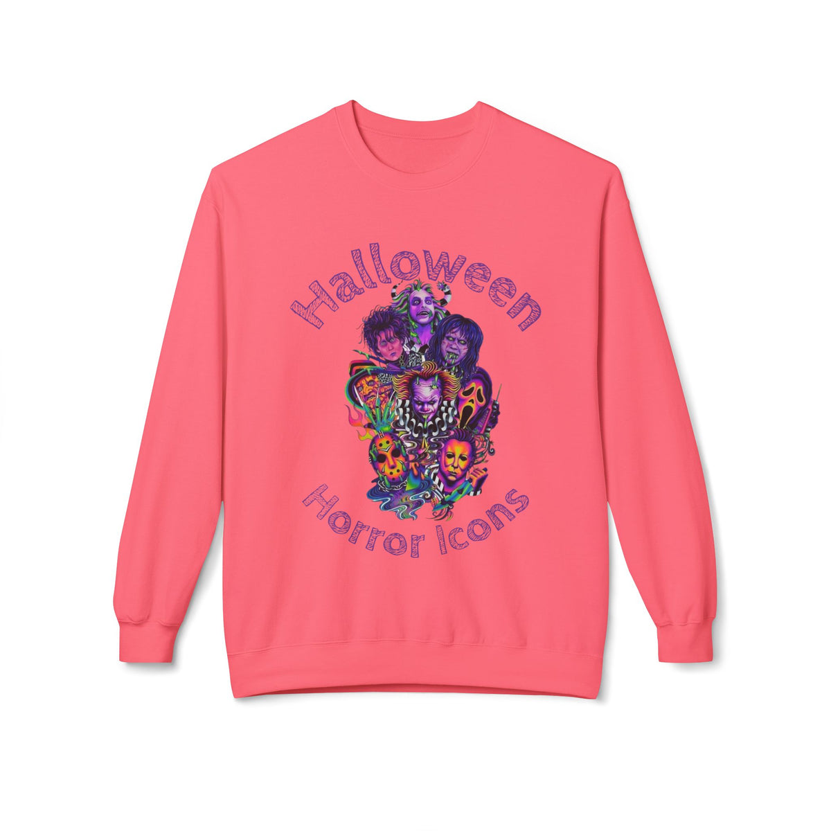 Halloween Horror Icons Crewneck Sweatshirt